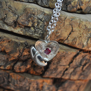 Ciondolo cuore apribile - GuidArtjewellery